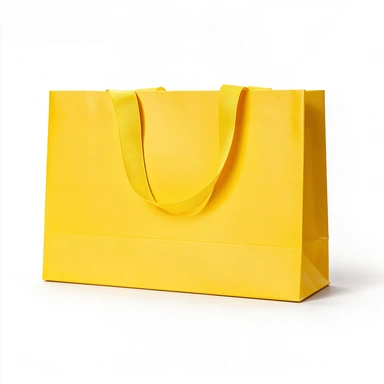 Coated Art Paper Bags-With Matching Wide Satin Ribbon Handles, Glossy Multi-color Luxury Shopping Gift Bags