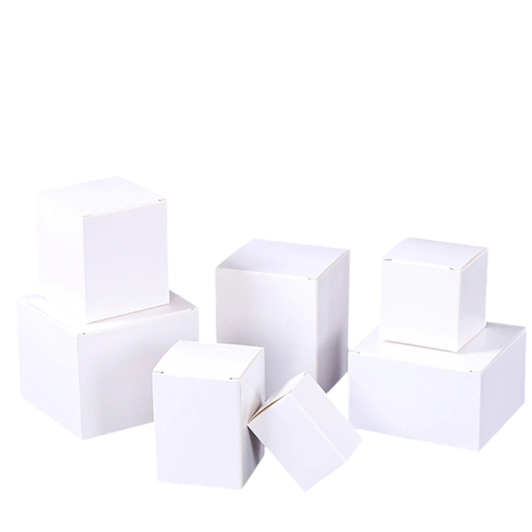 Custom Cardboard Box - Blank Flip top Paper Boxes Custom Logo Print For Small Bottle Packaging