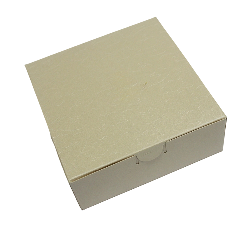Custom Cardboard Box - Embossed Paper Boxes Gold Foil Logo Custom Cartoon Print For Cookie Gift Packaging