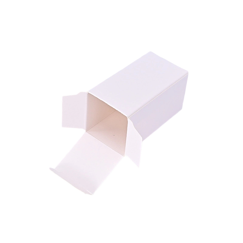 Custom Cardboard Box - Blank Flip top Paper Boxes Custom Logo Print For Essential Oil Bottle Packaging