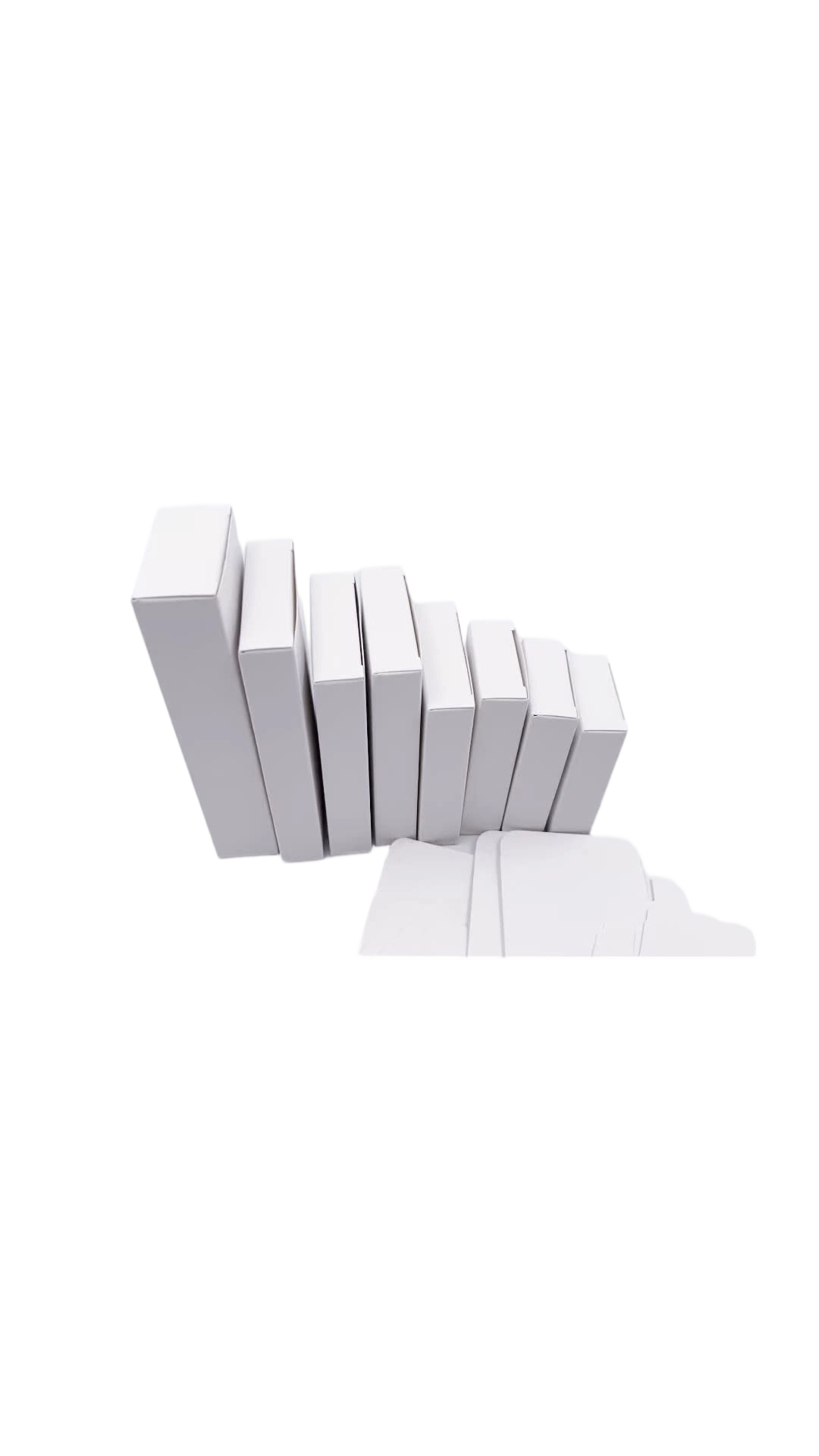 Custom Cardboard Box - Blank Fold over Paper Boxes Custom Logo Print For Cable Packaging
