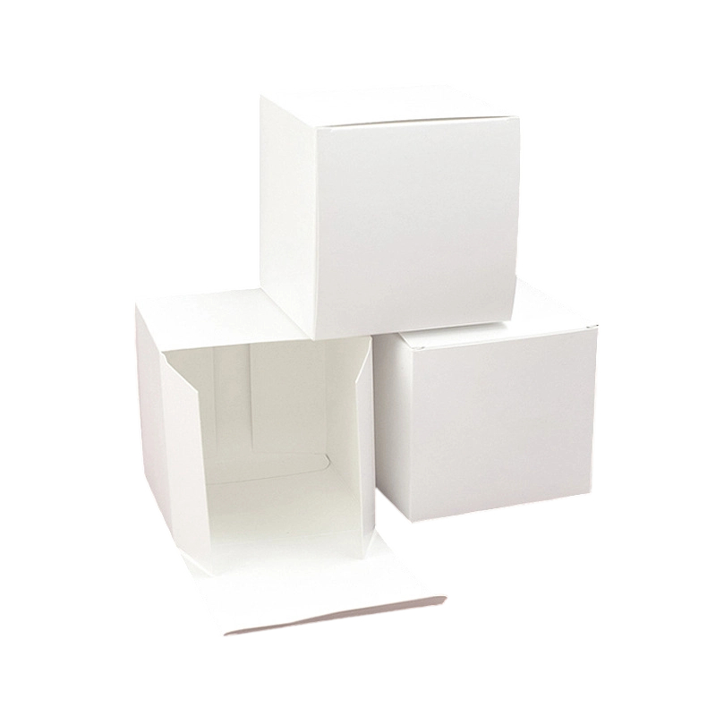 Custom Cardboard Box - Blank Flip top Paper Boxes Custom Logo Print For Small Bottle Packaging