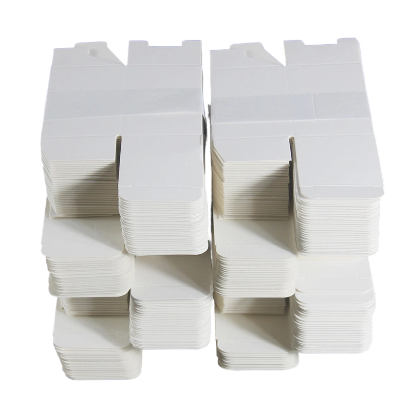 Custom Cardboard Box - Blank Auto lock Bottom Paper Boxes Custom Logo Print For Essential Oil Bottle Packaging