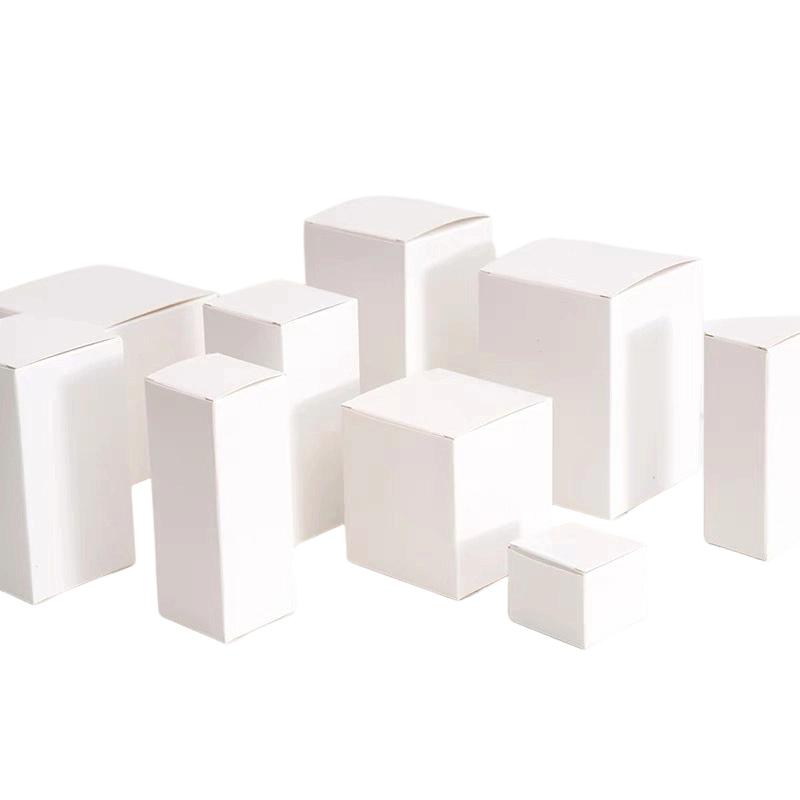 Custom Cardboard Box - Blank Flip top Paper Boxes Custom Logo Print For Small Bottle Product Packaging