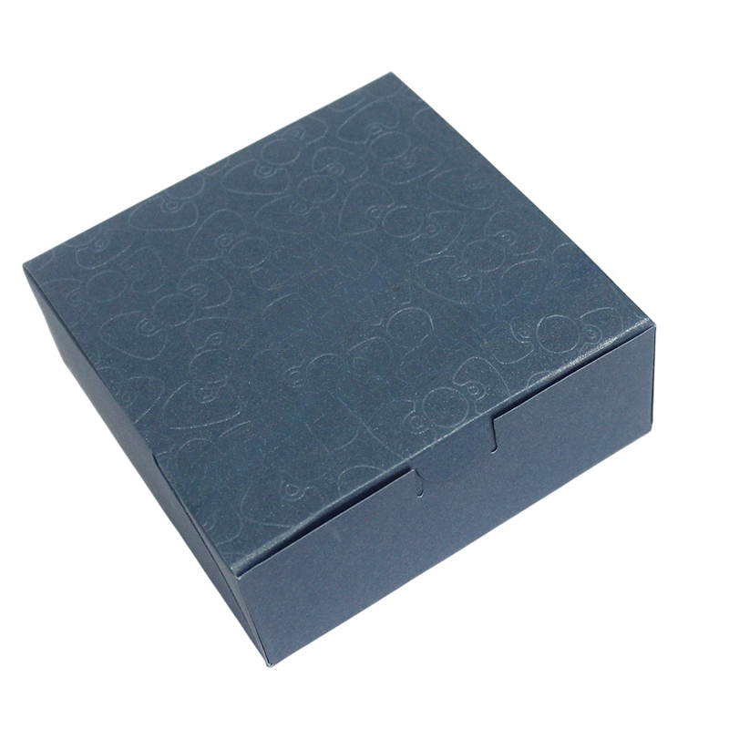 Custom Cardboard Box - Embossed Paper Boxes Gold Foil Logo Custom Cartoon Print For Cookie Gift Packaging