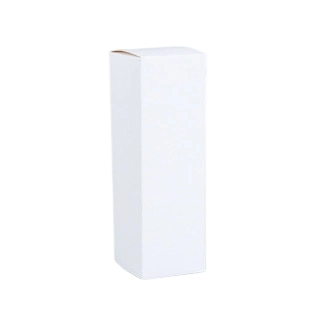 Custom Cardboard Box - Blank Fold up Boxes In Brown White Black Custom Logo For Essential Oil Bottle Packaging
