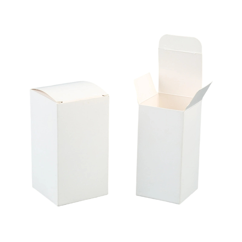 Custom Cardboard Box - Blank Curved top Paper Boxes Custom Logo Print For Small Bottle Packaging