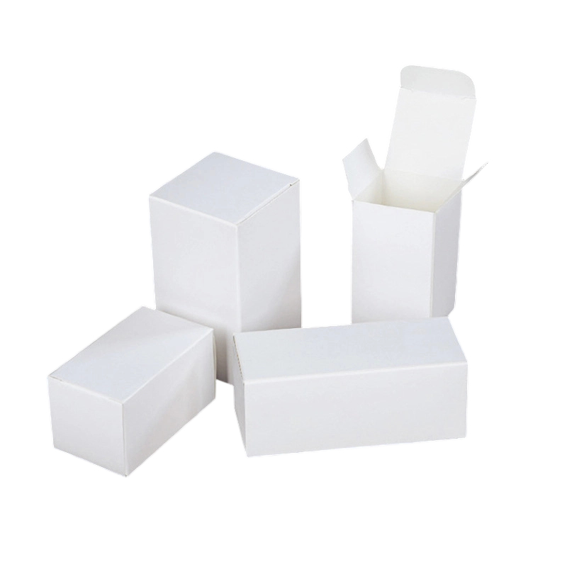 Custom Cardboard Box - Blank Flip top Paper Boxes Custom Logo Print For Small Bottle Packaging