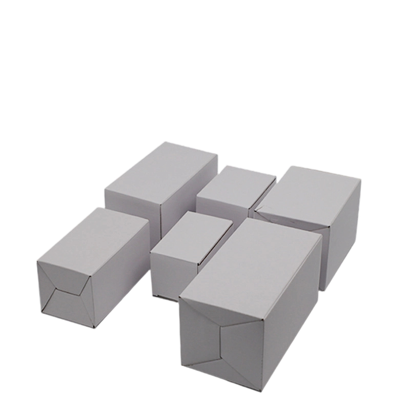 Custom Cardboard Box - Blank Auto lock Bottom Paper Boxes Custom Logo Print For Essential Oil Bottle Packaging