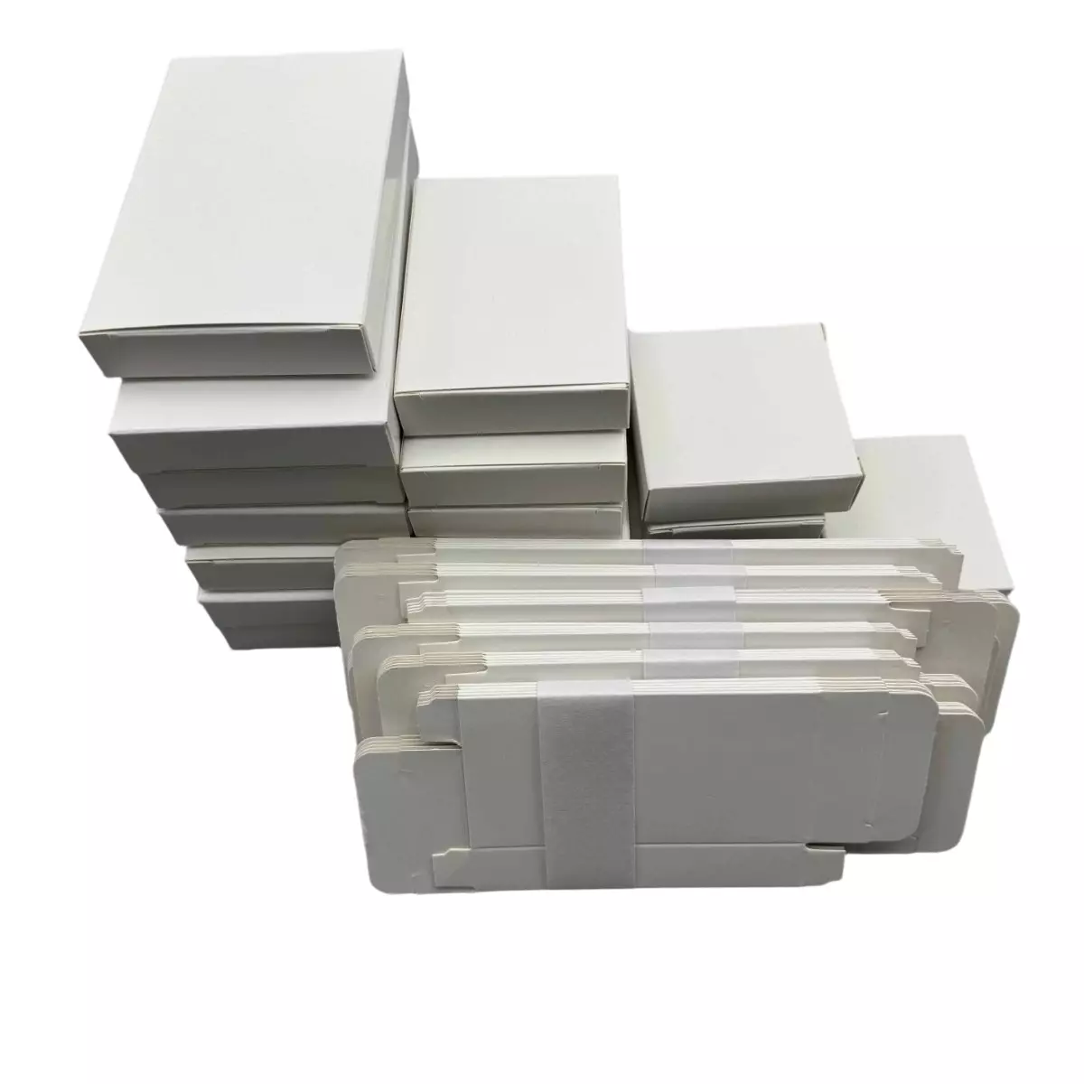 Custom Cardboard Box - Blank Fold over Paper Boxes Custom Logo Print For Cable Packaging