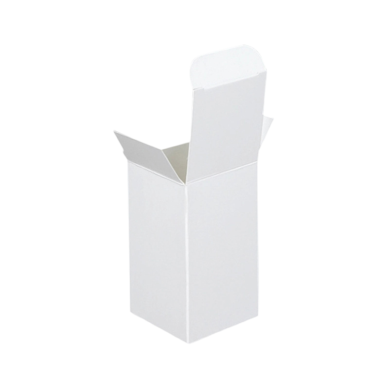 Custom Cardboard Box - Blank Flip top Paper Boxes Custom Logo Print For Small Bottle Packaging