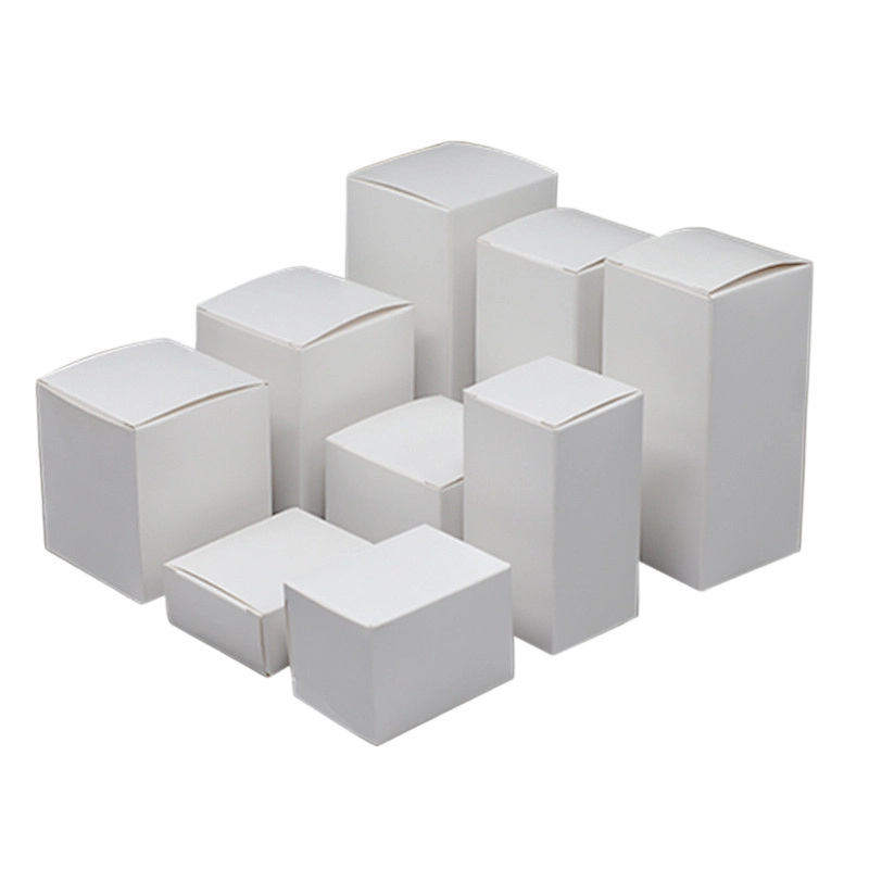 Custom Cardboard Box - Blank Auto lock Bottom Paper Boxes Custom Logo Print For Essential Oil Bottle Packaging