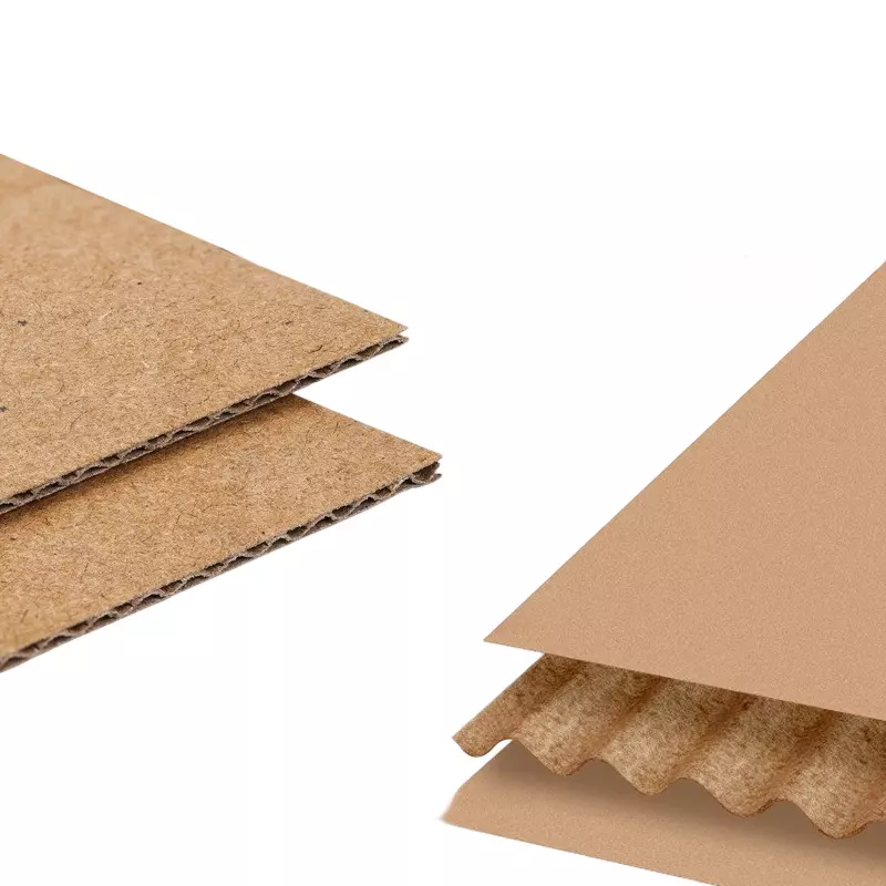 Custom Corrugated Boxes - Blank Natural Kraft Foldable Mailer Boxes With Optional Window Cutout For Small Goods Shipping