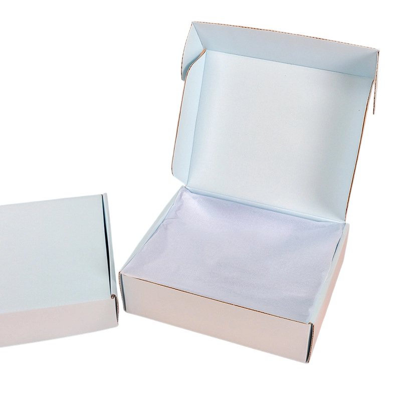 Custom Corrugated Boxes - Pastel Matte Mailer Boxes Custom Silk Liner Sticker Logo Print For Beauty Gift Shipping Packaging
