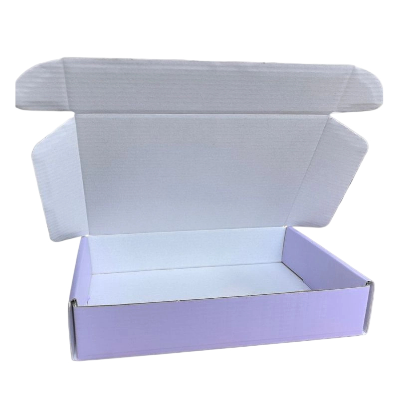 Custom Corrugated Boxes - Pastel Matte Mailer Boxes Custom Silk Liner Sticker Logo Print For Beauty Gift Shipping Packaging