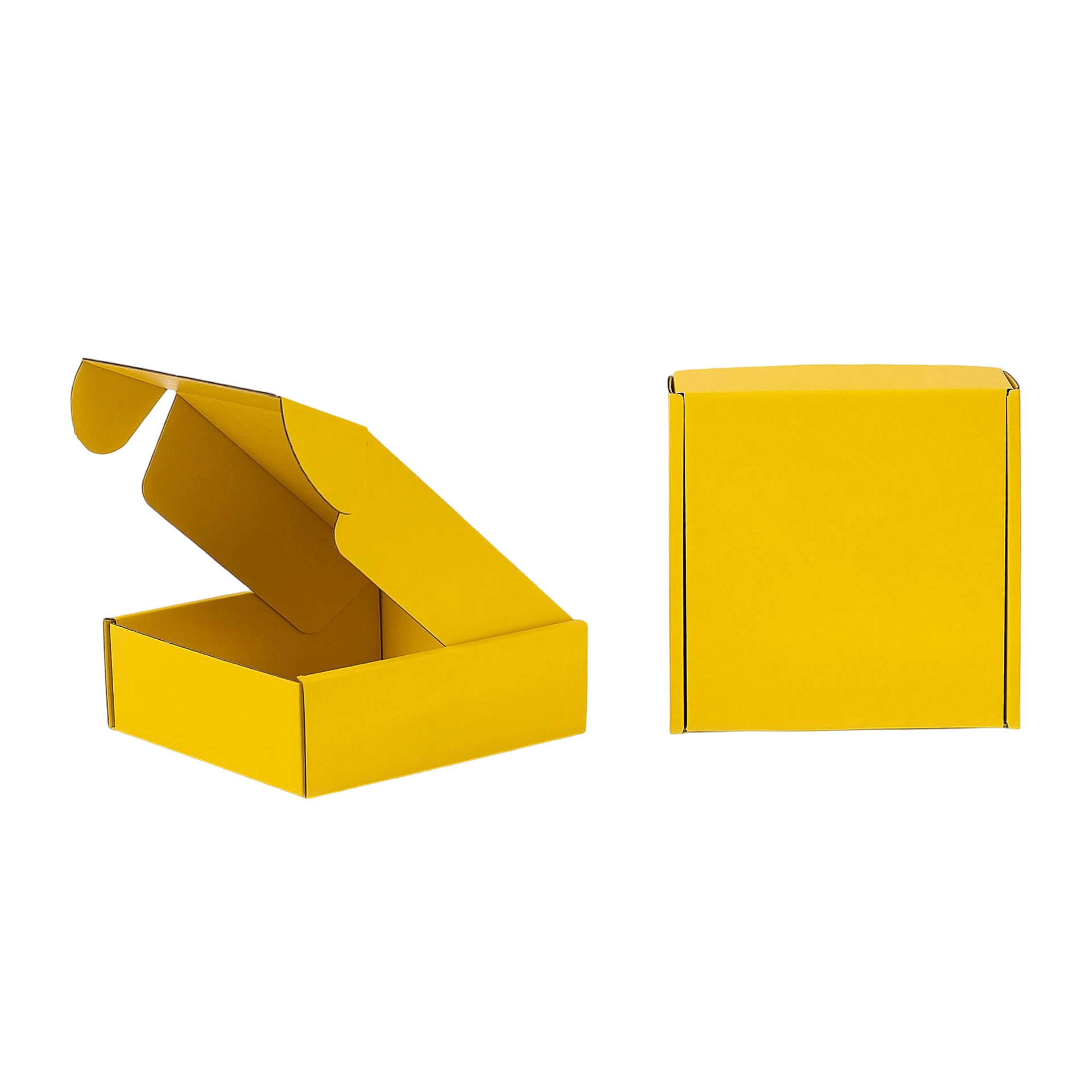 Custom Corrugated Boxes - Matte Corrugated Mailer Box With Holographic Rainbow Print For Apparel Jewelry Gift Packaging