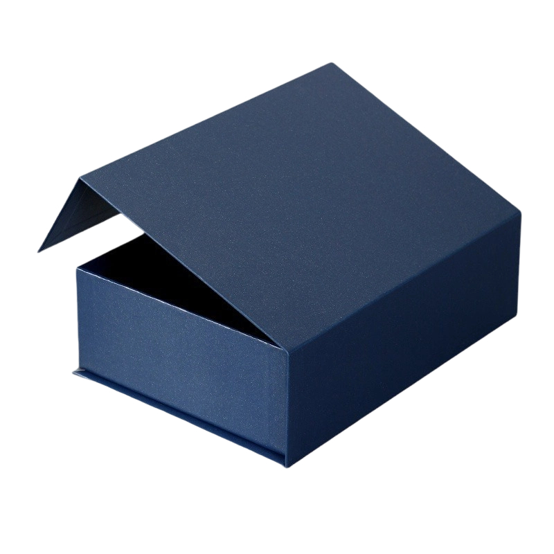 Custom Rigid Box - Magnetic Closure Flat Foldable Multi Color Gift Box For Candle Jewelry Packaging