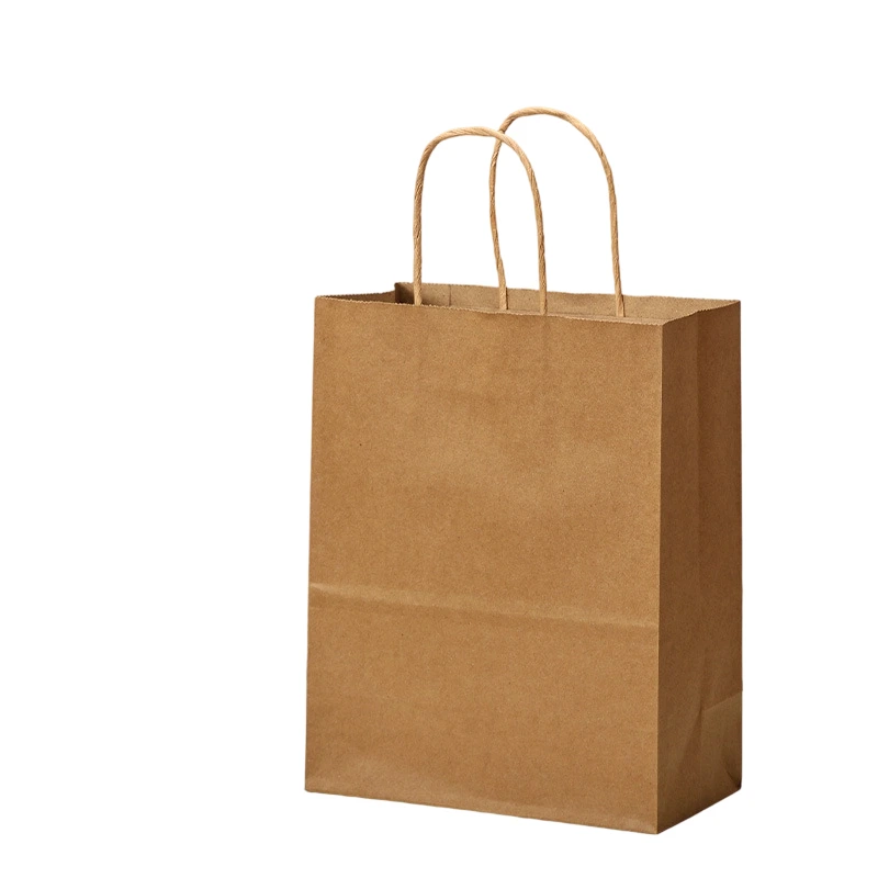 Kraft Paper Bags-With Twisted paper Handles, Blank Custom printed Logo Gift And Shopping Paper Bags