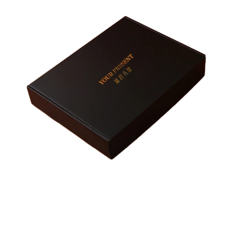 These elegant matte finished black corrugated mailer boxes deliver sleek and minimalist style appearance, supporting exquisite gold foil hot stamping for customized slogans and brand logos. The thickened rigid cardboard improves deformation resistance during long distance transportation. The fold over flap design enables quick assembly and flat pack storage to save warehouse space. You are allowed to customize surface prints, foil stamped patterns and box dimensions, which works great for cosmetics, small accessories, holiday presents and high end commodity wholesale packaging.