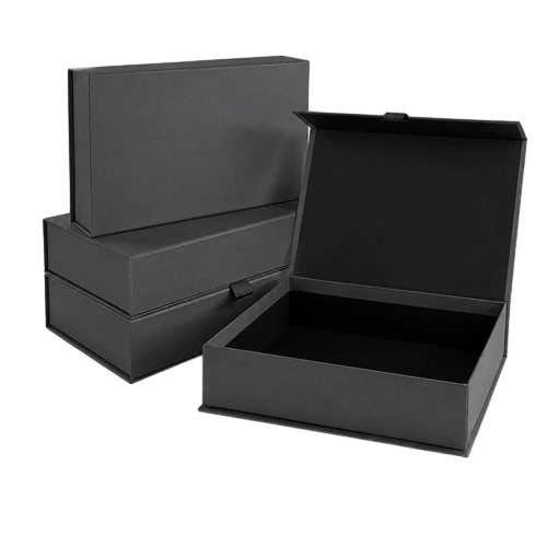 Custom Rigid Box - Blank Matte Magnetic Hard Box Custom Printed Surface Luxury Product Presentation Container Wholesale