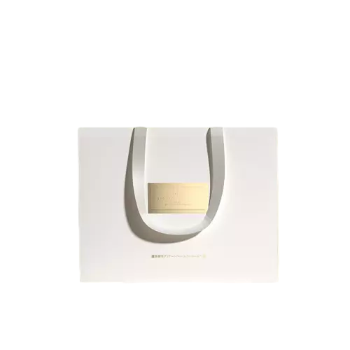 These elegant luxury paper bags are crafted from premium matte white paper with smooth soft surface. Wide grey fabric ribbon handles deliver comfortable carrying feeling and strong load bearing performance. Delicate golden label and subtle gold printed text add a high end premium touch to the whole design. The spacious horizontal shape provides enough room for cosmetics jewelry and other upscale retail items. Thick sturdy paper keeps the tote bag standing firmly without shape deformation. You are allowed to customize the gold sticker logo printed slogan and surface artwork to match your brand image. These simple stylish paper bags are ideal packaging choices for beauty shops jewelry stores and luxury gift delivery. Wholesale bulk orders are welcomed.