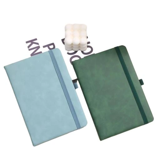 These practical hardcover notebooks are made of smooth matte PU leather covers with a secure elastic band closure to keep pages neatly fastened during daily carry, paired with a side pen holder for added convenience. The thick premium inner pages deliver a smooth writing experience and effectively prevent ink bleedthrough, ideal for meeting minutes, work planning, student class notes and personal journaling. Available in a wide range of solid colors with customizable logo printing on the cover, they serve as versatile corporate stationery gifts suitable for office supply procurement, boutique retail and bulk wholesale.