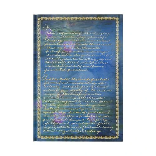 This compact A6 hard cover pocket notebook belongs to vintage art themed stationery series. The hard shell adopts exquisite golden foil border craft, paired with oil painting style cover prints including sunset scenery, water lily and flower motifs. It uses premium 100 gram whole wood fountain dover lined paper with 192 writing pages. The decorative full print book spine enhances retro texture. Small sized portable design suits daily notes, travel journals and art style souvenir supplies, with customized logo service for bulk order purchasers.