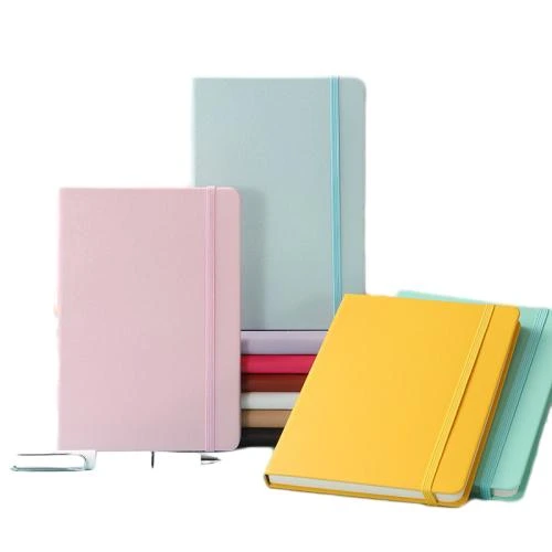 These practical hardcover notebooks are made of smooth matte PU leather covers with a secure elastic band closure to keep pages neatly fastened during daily carry, paired with a side pen holder for added convenience. The thick premium inner pages deliver a smooth writing experience and effectively prevent ink bleedthrough, ideal for meeting minutes, work planning, student class notes and personal journaling. Available in a wide range of solid colors with customizable logo printing on the cover, they serve as versatile corporate stationery gifts suitable for office supply procurement, boutique retail and bulk wholesale.