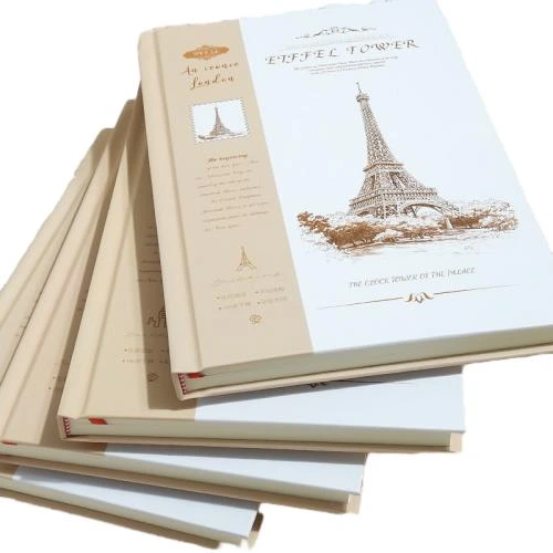 These vintage hardcover notebooks feature exquisite hand drawn architectural illustrations of world famous landmarks like the Eiffel Tower and Colosseum, presenting an elegant European retro literary style. Fitted with thick lined inner pages that deliver smooth writing experience and effectively prevent ink bleedthrough, paired with a built in ribbon bookmark for quick page locating. The sturdy hardcover binding fully protects inner pages from wear during daily carry and travel. Ideal for travel journaling, daily recording and student note taking, they are perfect creative stationery gifts for boutique retail and bulk wholesale procurement.