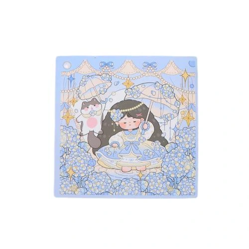 These aesthetic softcover notebooks are fitted with soft paper outer covers printed with delicate original fairytale style cartoon illustrations, covering hydrangea maiden, pumpkin bear feast and floral theme artwork options. Adopted sturdy stitched binding for fully flat opening. Premium thick lined inner pages effectively resist ink penetration and deliver silky smooth writing feeling. Square and long sized shapes are available to satisfy varied usage scenarios for note taking, scrapbooking and daily journal keeping. Custom made cover prints and brand logo services are supported. Perfect for teen girl gifts, school supplies, retail sales and large scale wholesale procurement.