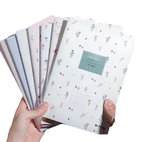 This series of softcover notebooks supplies multiple fashionable cover styles including travel boarding pass landmark prints, lovely cherry bunny illustrations, delicate small flower patterns, plaid and pastoral scenery designs. Adopted sturdy sew on stitch binding, the notebook can lay flat for effortless writing. Premium thick lined writing resistant inner pages prevent ink bleeding and deliver smooth handwriting experience. Custom cover printing and logo hot stamping service are available. Suitable for student class notes, daily journals, office memos and stationery gifts, supported for large quantity bulk wholesale.